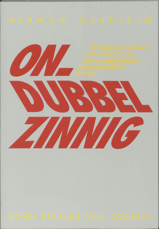 Omslag van Ondubbelzinnig