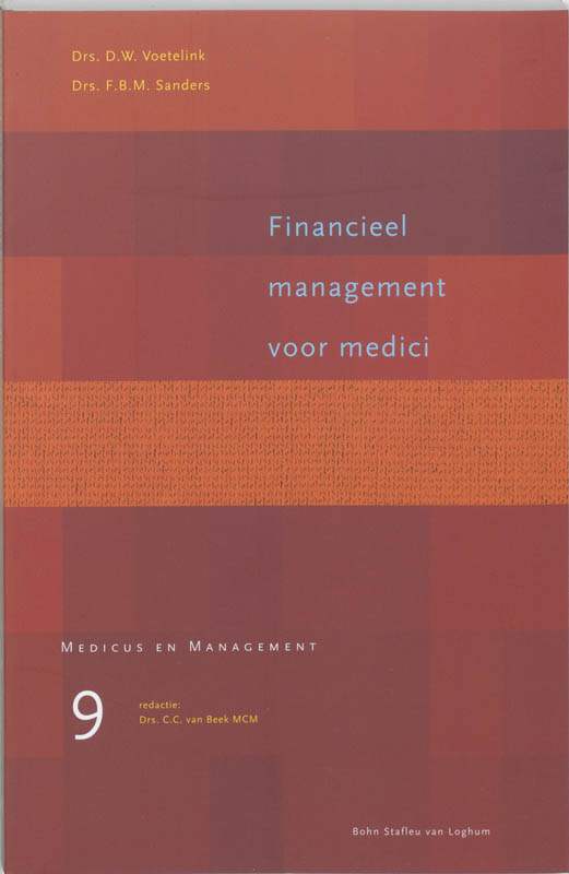 Omslag van Financieel management voor medici