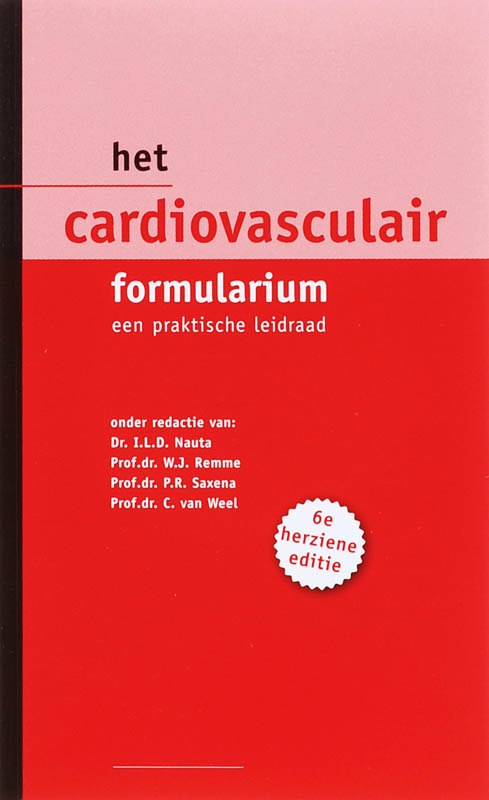 Omslag van Het cardiovasculair formularium