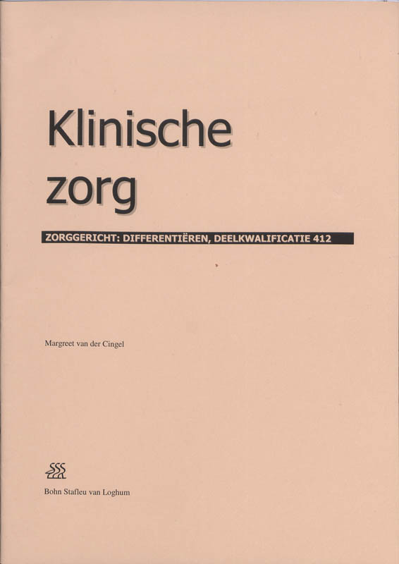Omslag van Deelkwalificatie 412