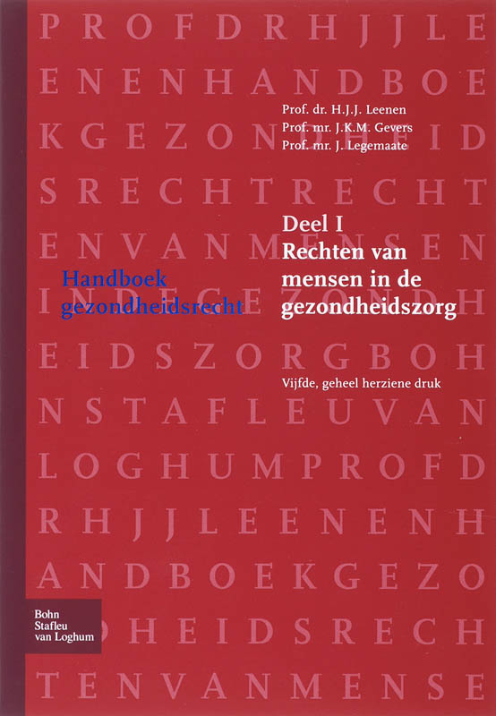 Omslag van 1 Rechten van mensen in de gezondheidszorg