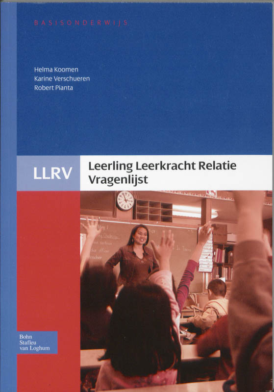 Omslag van Leerling Leerkracht Relatie Vragenlijst (LLRV) - handleiding