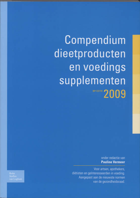 Omslag van Compendium dieetproducten en voedingssupplementen 2009