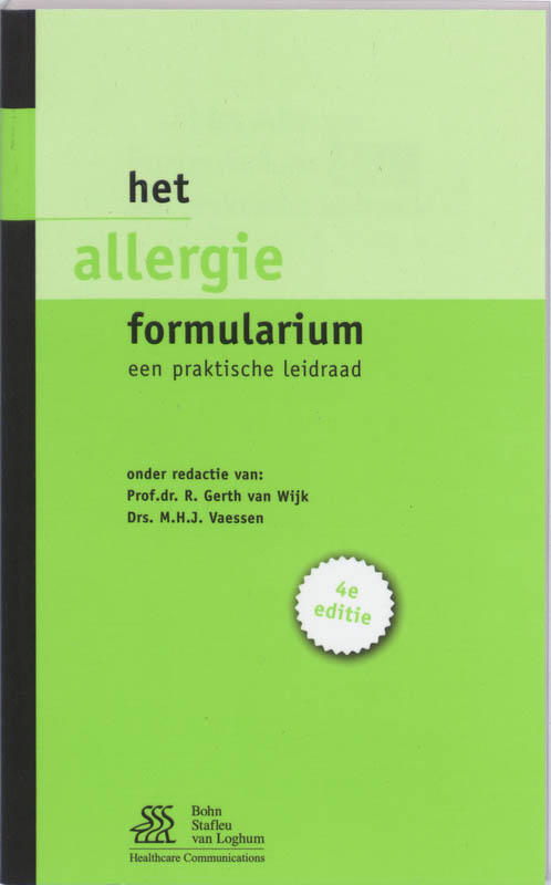 Omslag van Het Allergie formularium