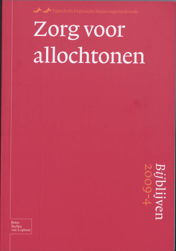 Omslag van Zorg voor allochtonen