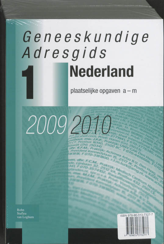 Omslag van Geneeskundige Adresgids Nederland 2009-2010