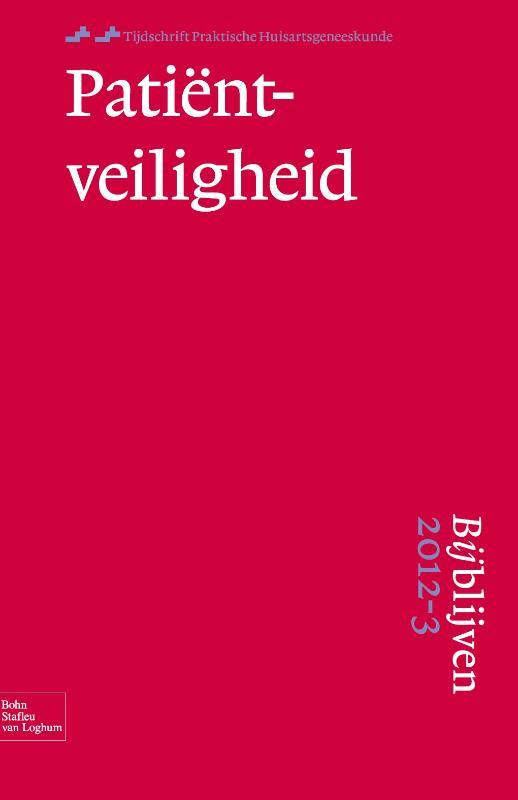 Omslag van Bijblijven 2012-3 Patiëntveiligheid