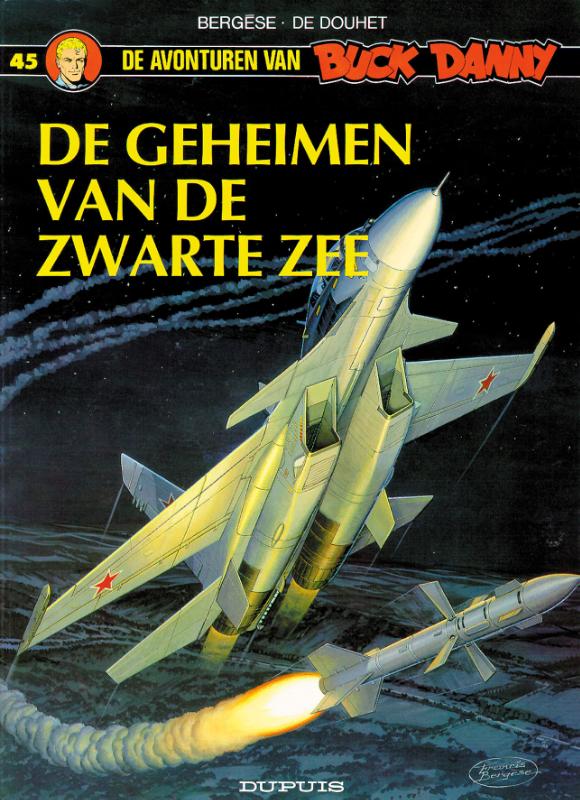 Omslag van Avonturen buck danny 45 geheimen zwarte