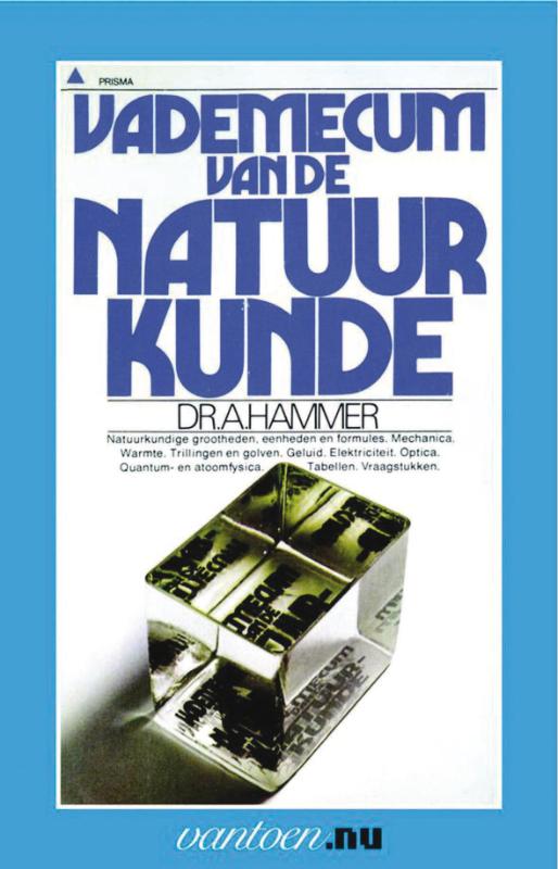 Omslag van Vademecum van de natuurkunde