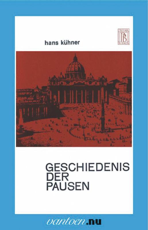 Omslag van Geschiedenis der Pausen