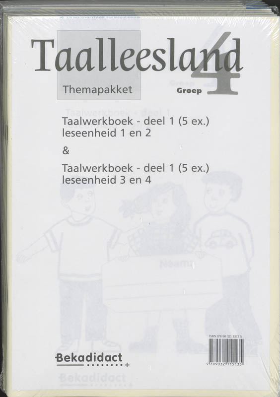 Omslag van Themapakket taalwerkboek