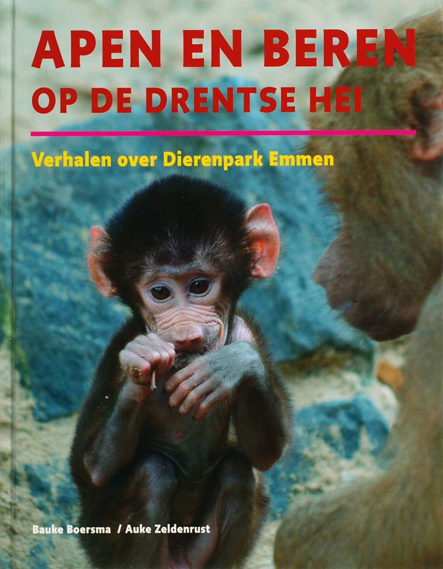 Omslag van Apen en beren op de Drentse hei