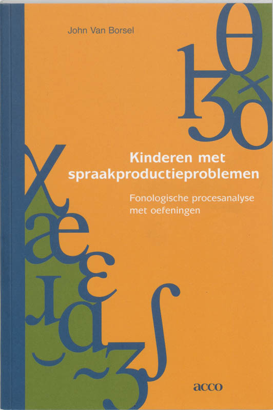 Omslag van Kinderen met spraakproductieproblemen