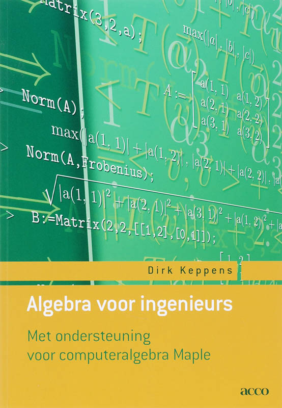 Omslag van Algebra voor ingenieurs