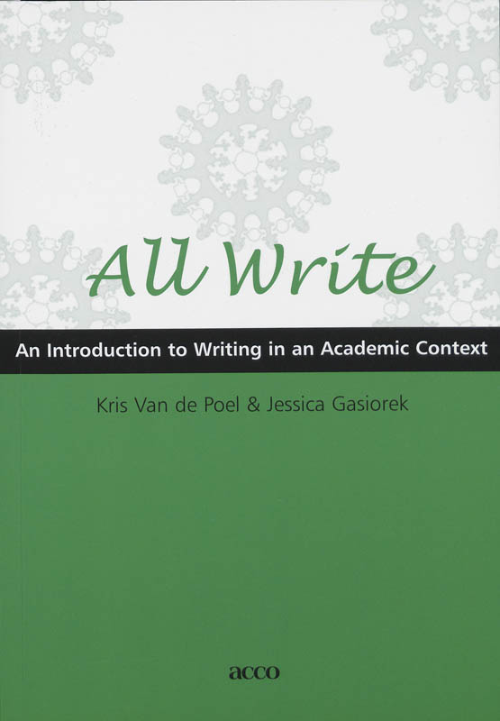 Omslag van All write