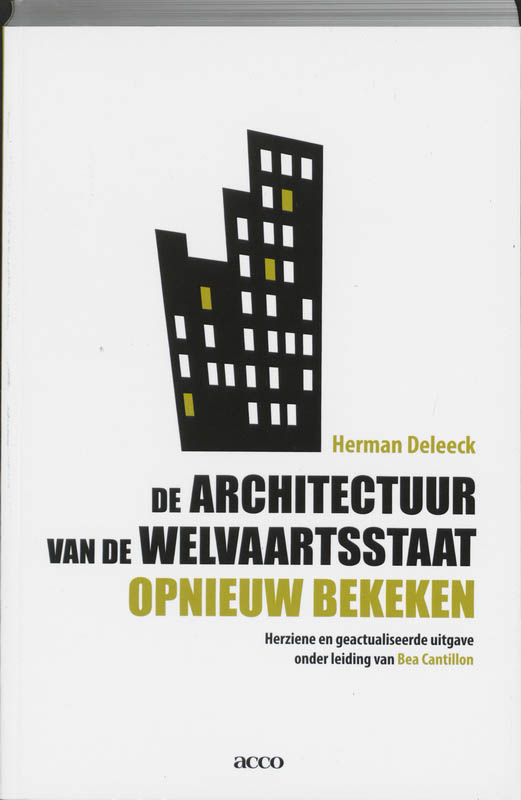 Omslag van De architectuur van de welvaartsstaat opnieuw bekeken