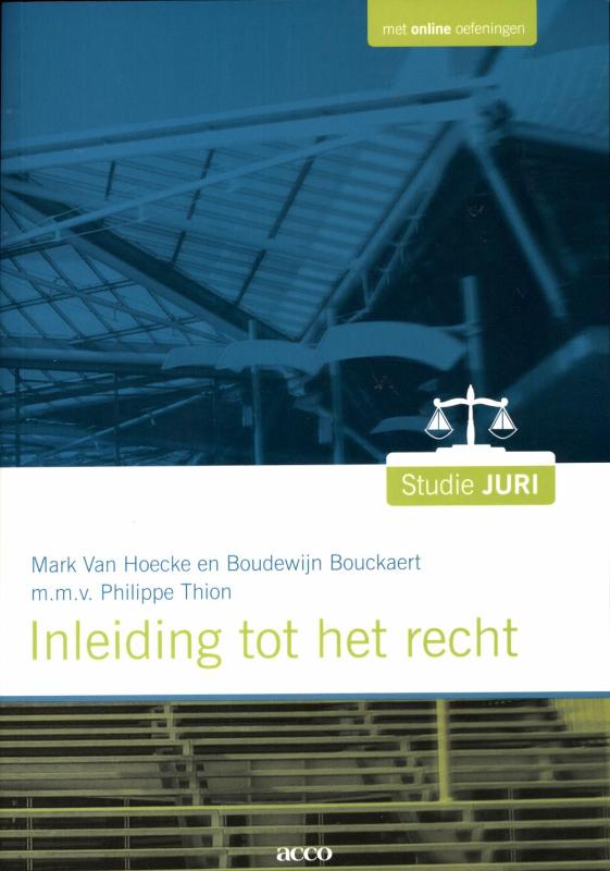 Omslag van Inleiding tot het Recht