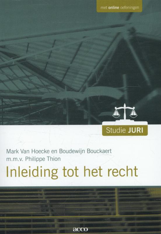 Omslag van Inleiding tot het recht