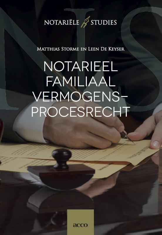 Omslag van Notarieel familiaal vermogensprocesrecht