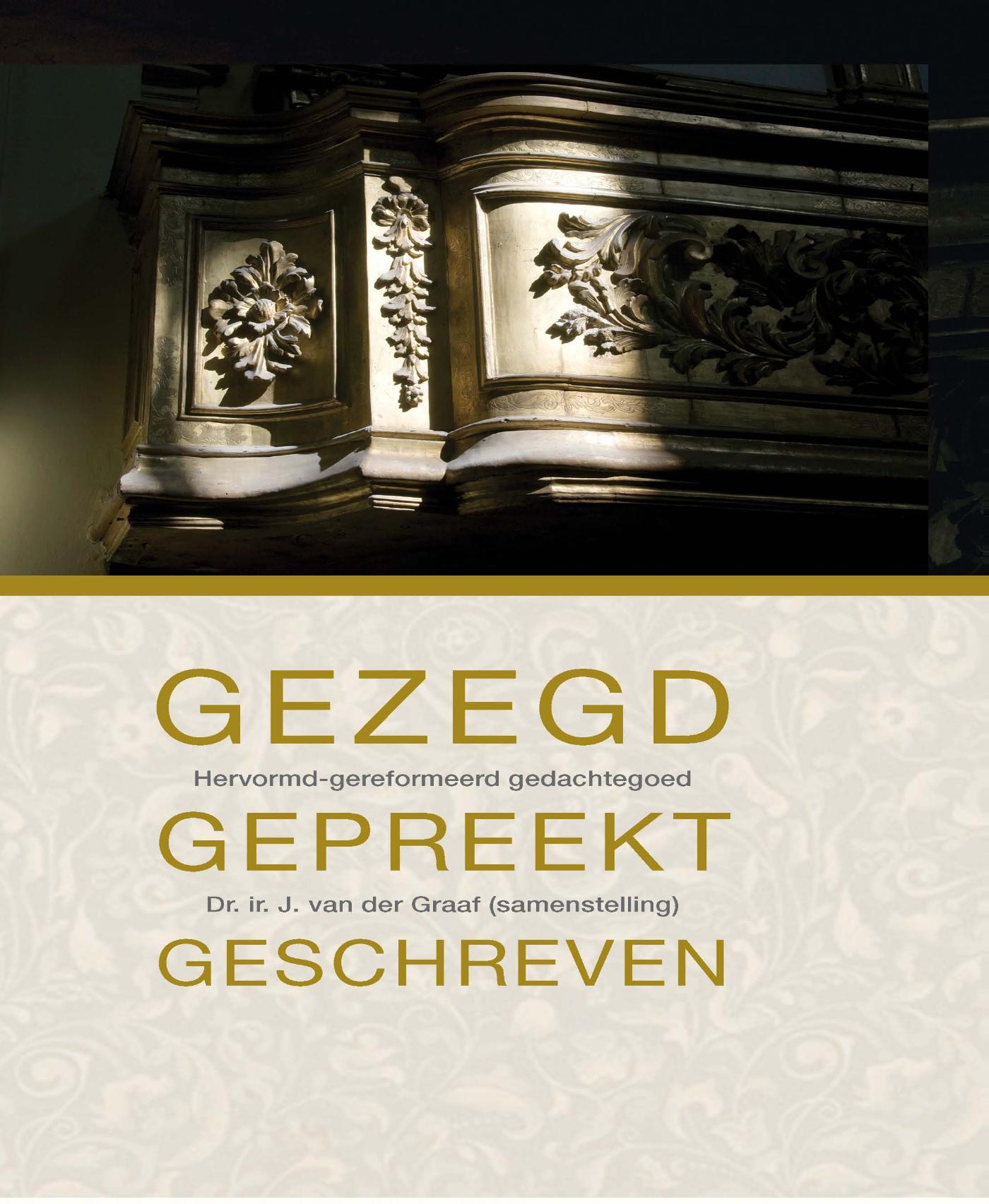 Omslag van Gezegd, gepreekt, geschreven