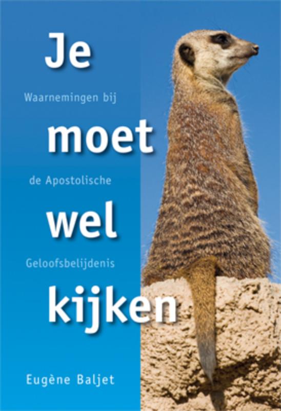 Omslag van Je moet wel kijken