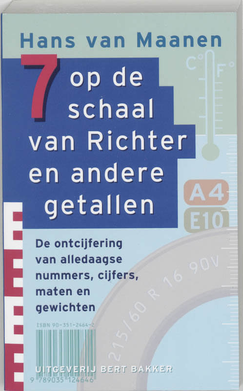 Omslag van 7 op de schaal van Richter en andere getallen