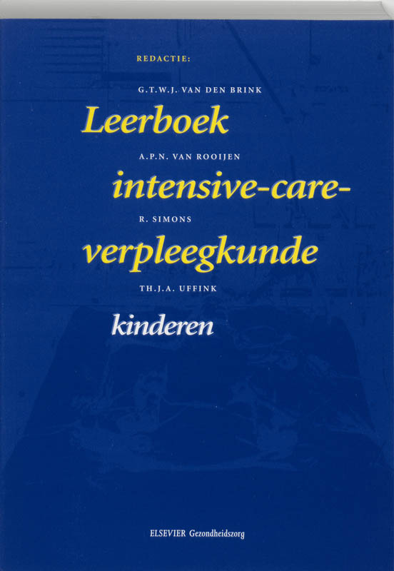 Omslag van Leerboek intensive-care-verpleegkunde kinderen