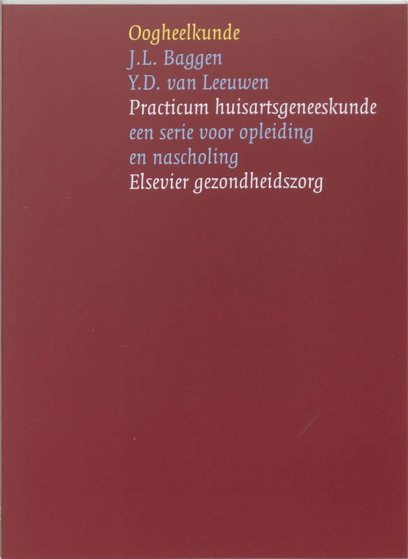 Omslag van Oogheelkunde