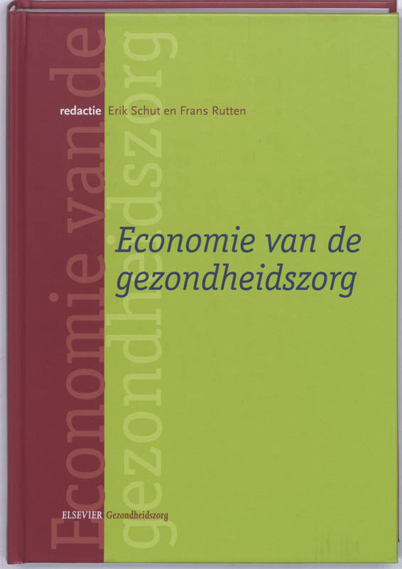 Omslag van Economie van de gezondheidszorg