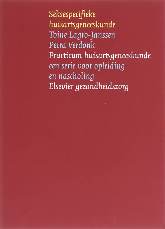 Omslag van Seksespecifieke huisartsgeneeskunde@