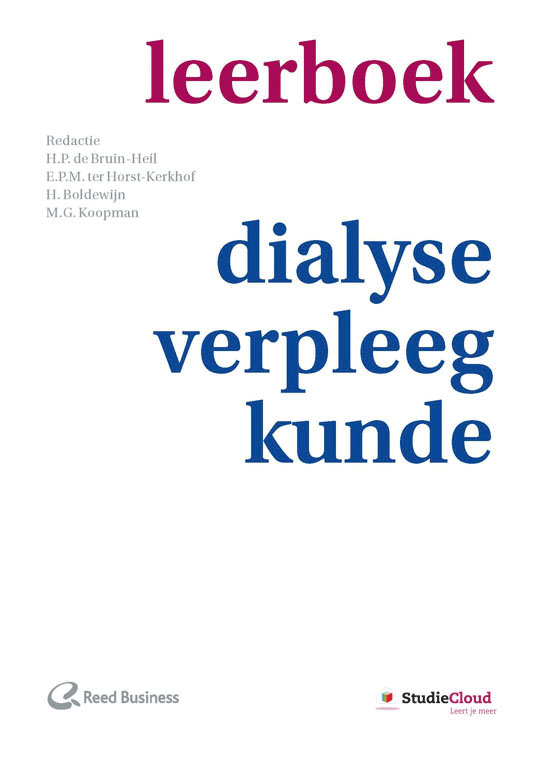 Omslag van Leerboek dialyseverpleegkunde