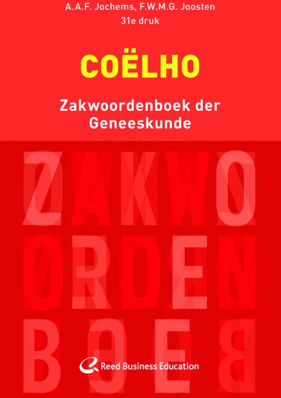 Omslag van Coëlho zakwoordenboek der geneeskunde