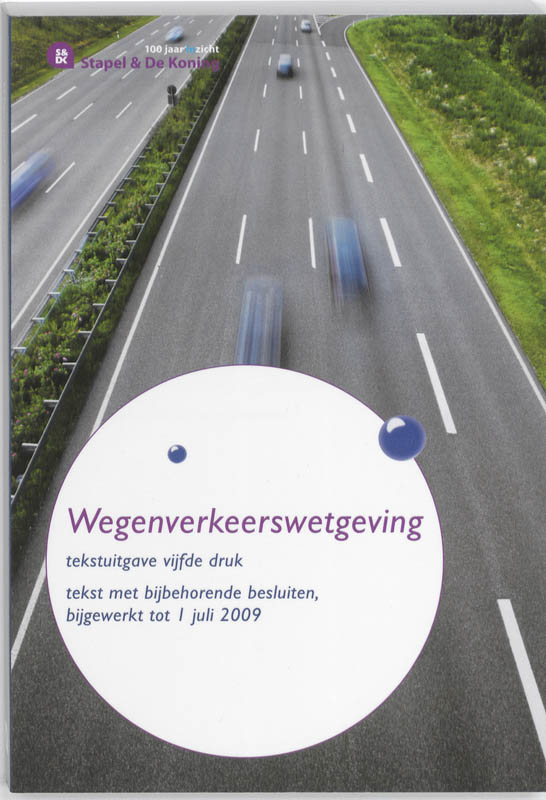 Omslag van Wegenverkeerswetgeving tekstuitgave