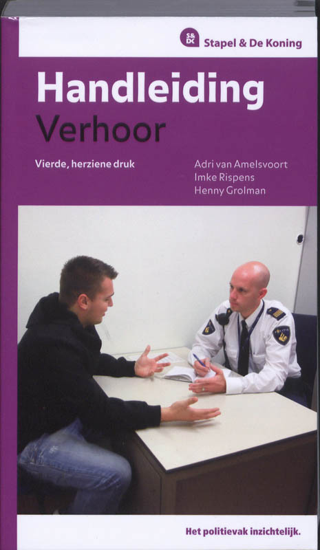 Omslag van Handleiding verhoor