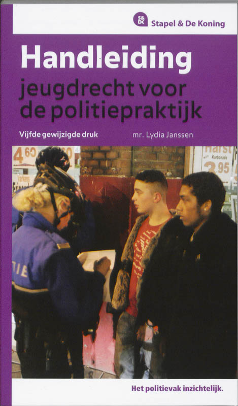 Omslag van Handleiding jeugdrecht voor de politiepraktijk