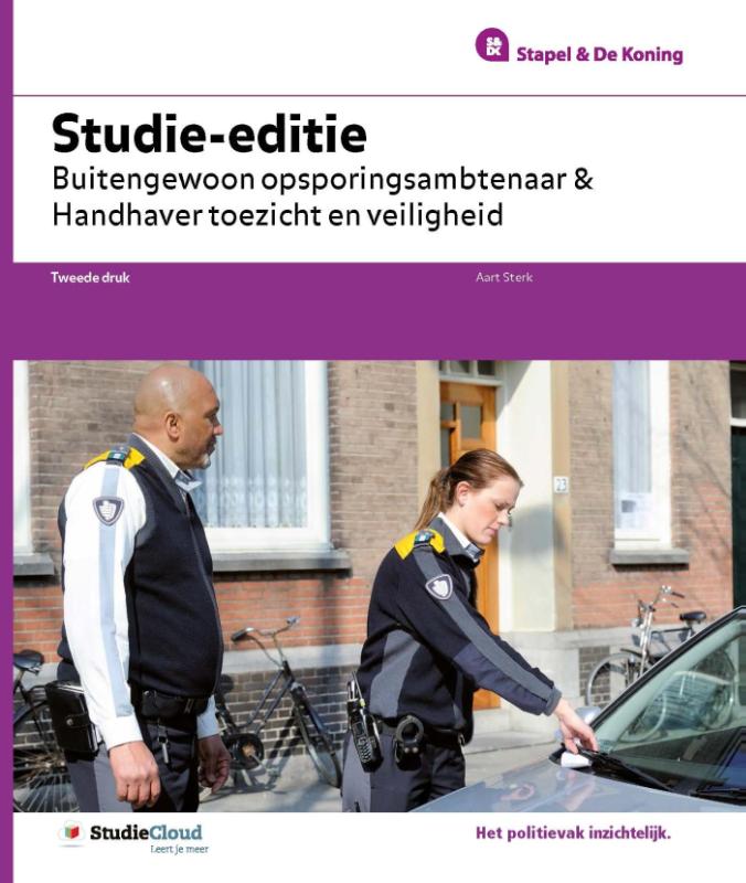 Omslag van Studie-editie buitengewoon opsporingsambtenaar en handhaver toezicht en veiligheid