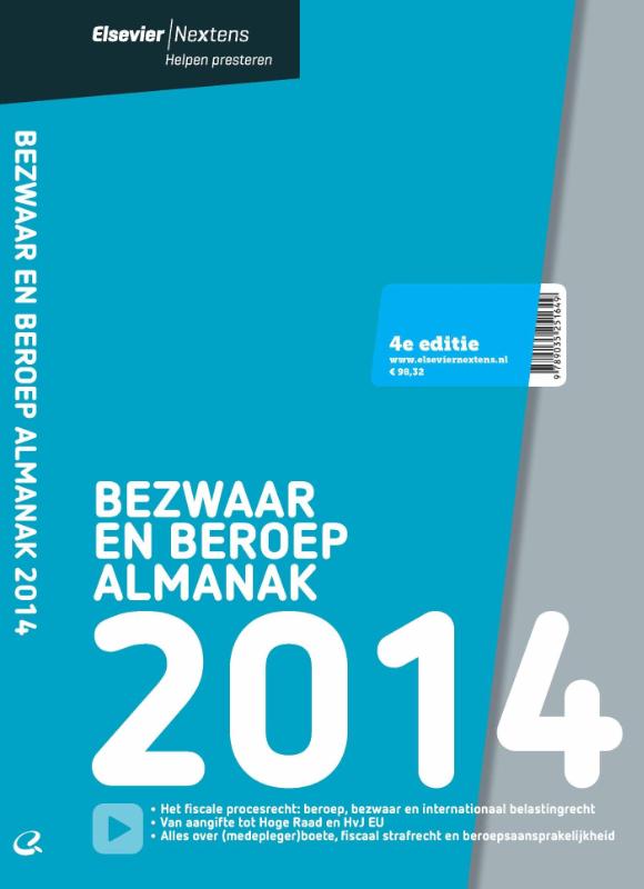 Omslag van Elsevier bezwaar en beroep almanak 2014
