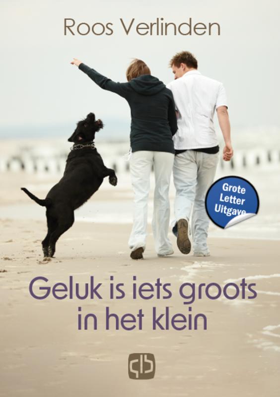 Omslag van Geluk is iets groots in het klein - Grote Letter Uitgave