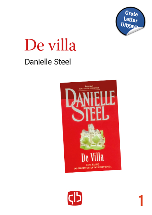 Omslag van De villa - Grote Letter Uitgave (in 2 banden)