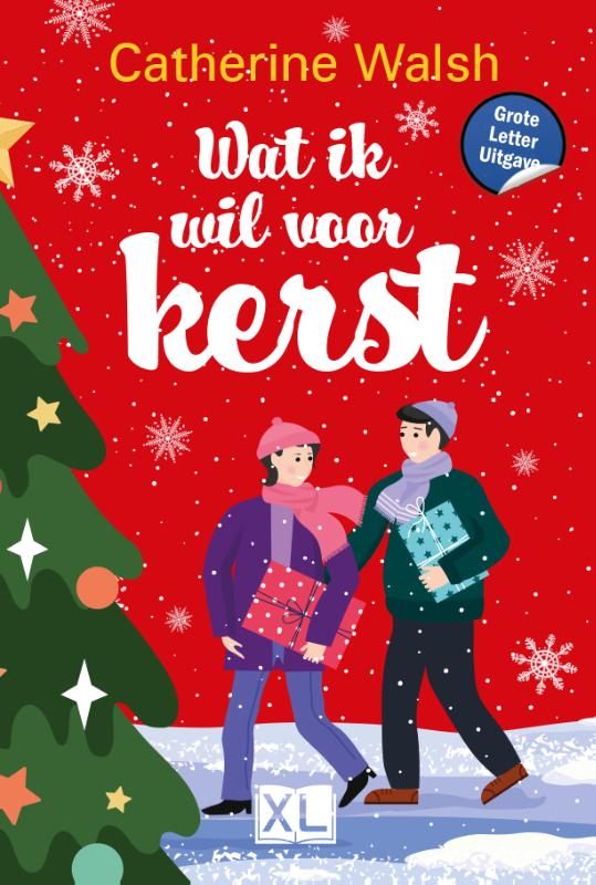 Omslag van Wat ik wil voor kerst - Grote Letter Uitgave