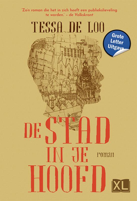 Omslag van De stad in je hoofd - Grote Letter Uitgave