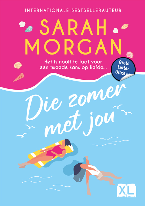 Omslag van Die zomer met jou - Grote Letter Uitgave
