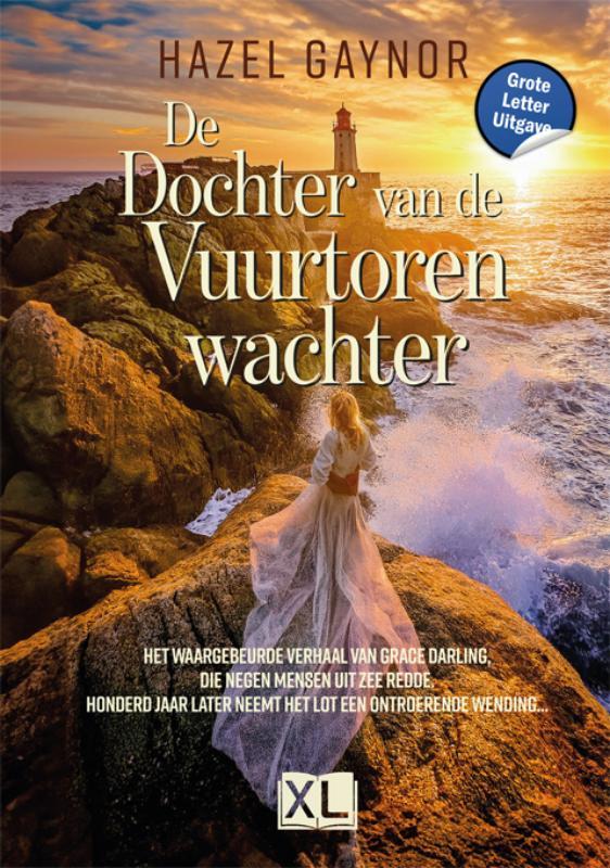 Omslag van De dochter van de vuurtorenwachter - Grote Letter Uitgave