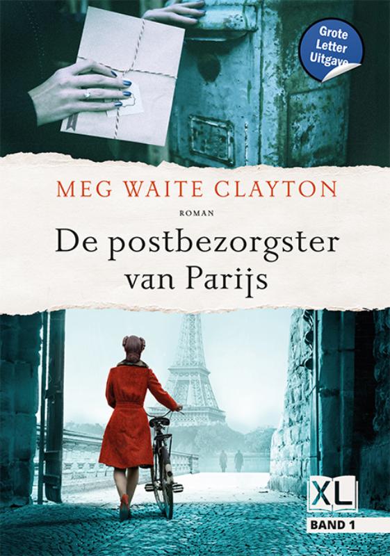 Omslag van De postbezorgster van Parijs - Grote Letter Uitgave (in 2 banden)