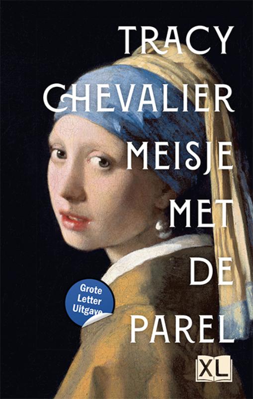 Omslag van Meisje met de parel - Grote Letter Uitgave