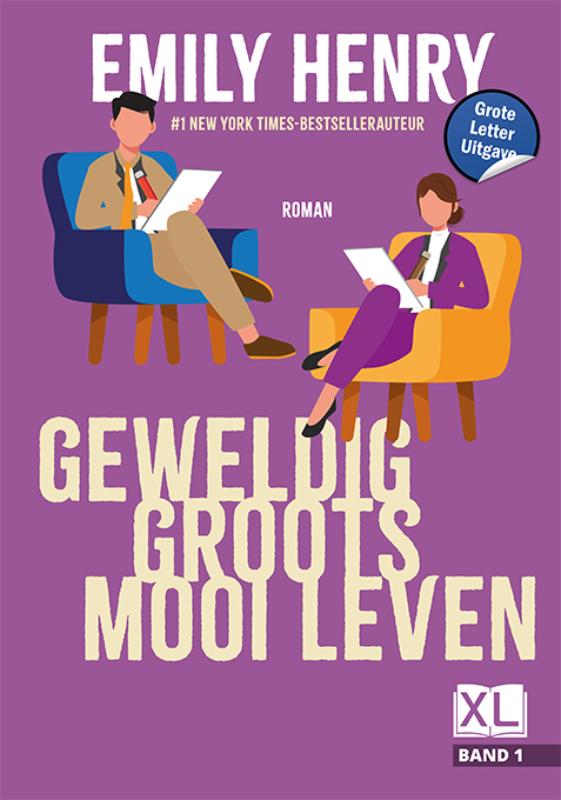 Omslag van Geweldig groots mooi leven - Grote Letter Uitgave (in 2 banden)