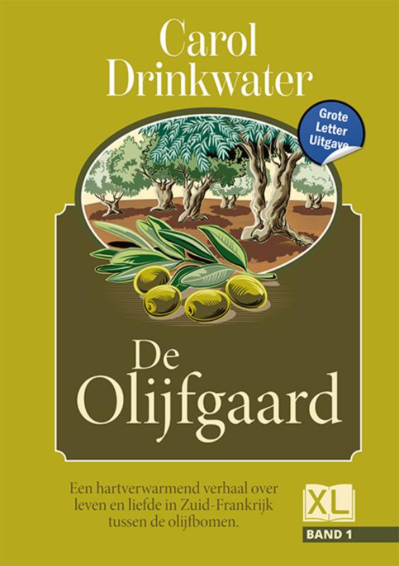 Omslag van De olijfgaard - Grote Letter Uitgave (in 2 banden)