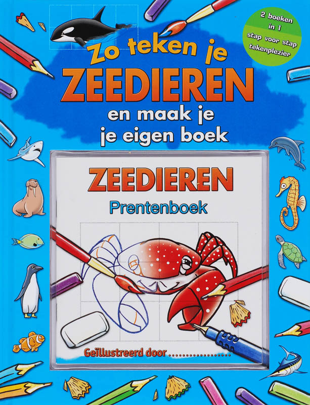 Omslag van Zo teken je zeedieren