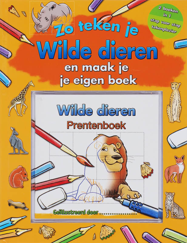 Omslag van Zo teken je wilde dieren