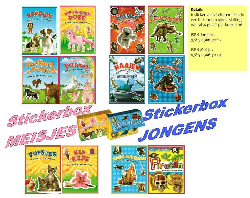 Omslag van Activiteiten sticker box